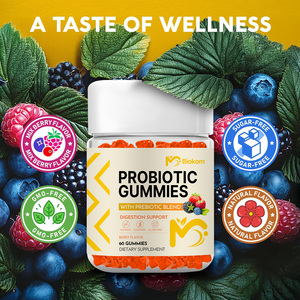 Gomitas Probióticas con Sabor a Bayas Naturales, Fórmula de Marca Privada OEM ODM, 10B CFU, para Mujeres, Apoyo Digestivo e Inmunológico - Product Image 5