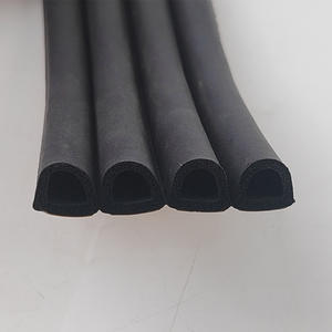 Bande d'étanchéité en mousse noire de type D, 9x6mm, pour porte, fenêtre, châssis, armoire, coupe-vent, anti-poussière, insonorisant - Product Image 4