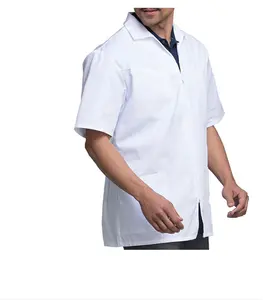 Professional Wholesale Premium Hospital Doctor Lab Gown Design White Hospital Uniform Medical Doctors White Coat