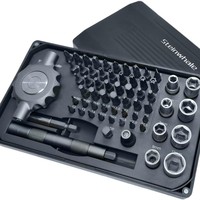 Kit de tournevis à cliquet 68-en-1 en acier S2 avec embouts magnétiques, outil de précision compatible impact pour l'électronique et la réparation de téléphones