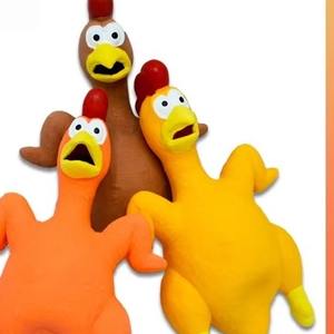 Forniture per animali domestici grugniti cane giocattolo naturale in lattice a forma di maiale cigolante per animali domestici BPA gratis per masticatori delicati - Product Image 3