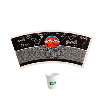 printed paper raw material coffee cups for paper cup