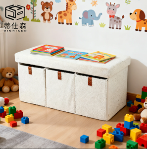<span class=keywords><strong>Banc</strong></span> de rangement pliant moderne de qualité supérieure pour salon, gain de place, <span class=keywords><strong>avec</strong></span> 3 tiroirs – Offre spéciale - Product Image 6