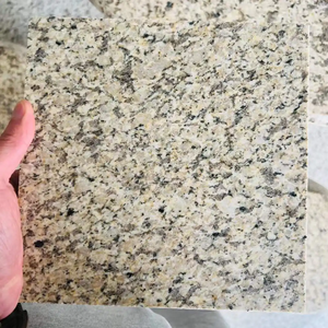 Venta caliente de losas de encimera de cocina de granito amarillo personalizado aplicación de baño al aire libre barato losas de granito con forma de azulejo pulido - Product Image 1
