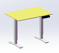 Pieds de bureau électriques ajustables en hauteur, hauteur réglable, électrique, Table métallique