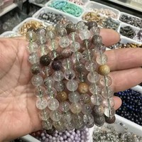 Bracelet en perles de cristal de quartz naturel transparent de 8 mm, fait main, bijoux en pierres précieuses pour la méditation, le yoga et l'énergie spirituelle