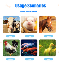 Machine à granulés multifonctionnelle pour l'alimentation animale domestique (poulets, moutons, lapins) – Granulés grands et petits – État neuf – Moteur inclus