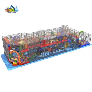 Multifunctionele Kinderamusement Indoor Themapark Zachte Speeltoestellen Met Glijbaan Voor Oceaanballen