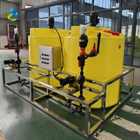 Dispositif de dosage automatique 600L avec jauge de niveau de liquide pour l'unité de traitement de neutralisation des eaux usées