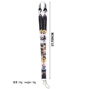 Porte-clés chien, 5 pièces, lanière pour porte-clé, animé japonais, bunguno, original, nouveau - Product Image 5