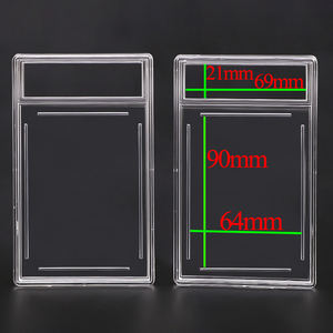 Dalle de sport en plastique à fermeture automatique Salb pas besoin de machine à ultrasons pour sceller la dalle de cartes de baseball de football pour <span class=keywords><strong>PSA</strong></span> - Product Image 4