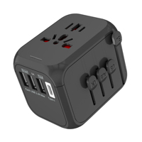 Otravel यूनिवर्सल यात्रा एडाप्टर सभी-में-एक 5A प्रकार-सी 4USB के साथ इंटरनेशनल पावर एडाप्टर यूनिवर्सल यात्रा अनुकूलक