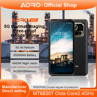 Teléfono Android Resistente Octa Core de 6.78 Pulgadas, Aoro A23 a Prueba de Explosiones, Android 15, Smartphone Resistente al Agua IP68, 6500 mAh, NFC