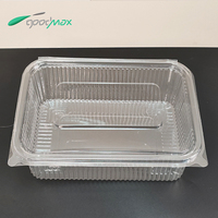 Scatola per Alimenti in Plastica PET Trasparente Personalizzata all'Ingrosso, Confezione Riciclabile e Monouso a Conchiglia