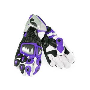 Gant de patchwork de motocross tout-terrain respirant en cuir véritable personnalisé Gants de vélo de montagne - Product Image 2