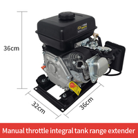 Großhandel DC 2KW 3KW 5KW Tragbarer Benzingenerator 48V 60V 72V Reichweitenverlängerer für Elektrofahrzeuge