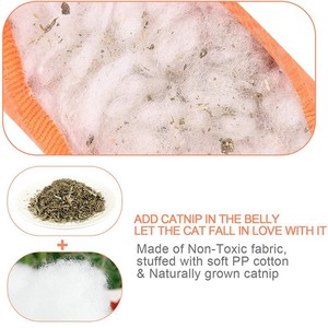 لعبة قطط تفاعلية لطيفة وناعمة على شكل فاكهة محشوة بالنعناع البري للقطط الصغيرة - Product Image 4
