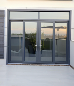 <span class=keywords><strong>Porta</strong></span> <span class=keywords><strong>scorrevole</strong></span> di sollevamento pesante per il soggiorno interno balcone titanio magnesio lega di alluminio <span class=keywords><strong>porta</strong></span> di vetro sigillato - Product Image 2
