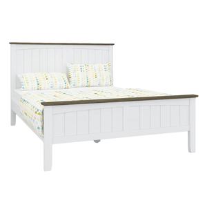 Cheap <b>UK</b> Contemporary Designs Bedroom Furniture White Painted MDF and Solid Acacia Wooden Single Bed - Product Image 2