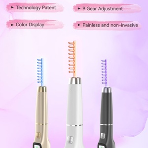 Appareil de soin du visage portable haute fréquence 5 en 1 de style classique, rechargeable, avec écran LCD intelligent - Product Image 2