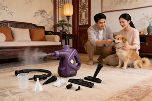 Limpiador a Vapor Eléctrico Portátil para Uso Doméstico, 1200W, 10 Minutos de Autonomía - Product Image 5
