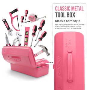 DD2218 32PCS Homeowner Tool Set Hardware With Storage Box DIY Home Repairs Household Repairing Gardening Hand Tool Kit - Product Image 3
