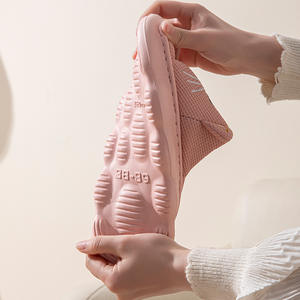 Pantuflas de Verano para Mujer, Diseño de <span class=keywords><strong>Gato</strong></span>, con Punta Abierta, Suela Acolchada Suave, de Felpa, para el Hogar - Product Image 2