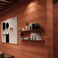Panneau mural en pierre souple naturelle, style moderne, imperméable, couleur beige clair, pour usage domestique