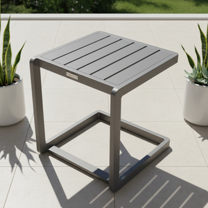 Factory Supply Modern Living Room Bedroom Balcony Family Home Furniture Aluminum Side <b>Table</b> Nightstand square Coffee <b>Table</b> - Product Image 4