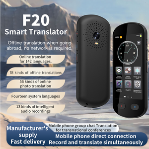 Traduttore Vocale AI F20 in Tempo Reale per 142 Lingue, Inclusa Traduzione Offline in Russo e <span class=keywords><strong>Arabo</strong></span>, Traduttore Tascabile 4G - Product Image 2