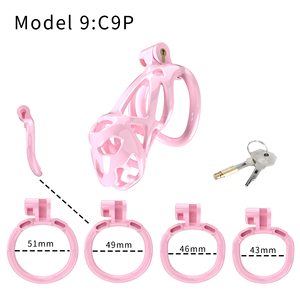 YPM <span class=keywords><strong>cabeza</strong></span> de leopardo impresión 3D jaula para pene dispositivos de castidad masculina jaulas de bloqueo de pene jaula de castidad de resina para hombres - Product Image 5