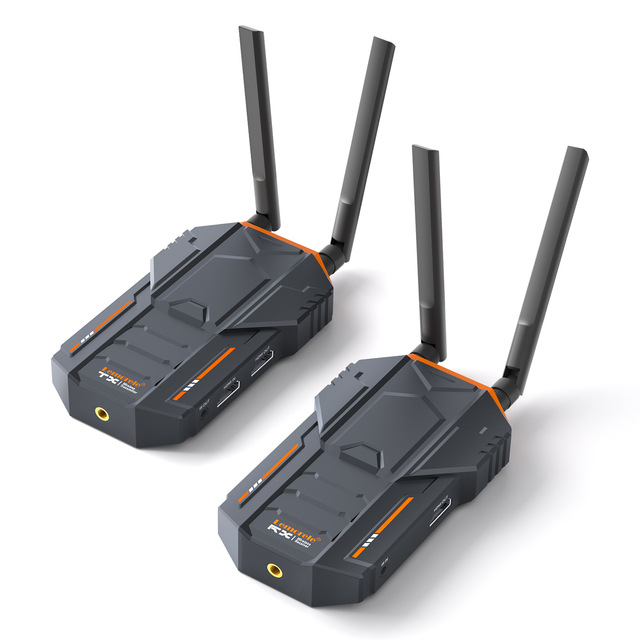 R100 Plus With Battery 1080P HDMI Wireless Video Transmitter and Receiver Plug and Play Use for Camera Live Broadcast Equipment