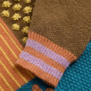 Pull personnalisé avec logo, motif jacquard, tricot pour femmes, pull en coton pour filles, tricot personnalisé pour femmes - Product Image 5