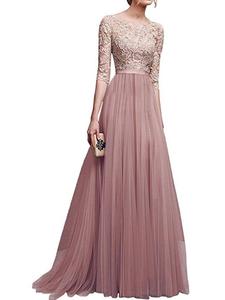 Nuevo llegado alta calidad suave tela encargo, estilo largo <span class=keywords><strong>fiesta</strong></span> princesa estilo vestido de noche - Product Image 6