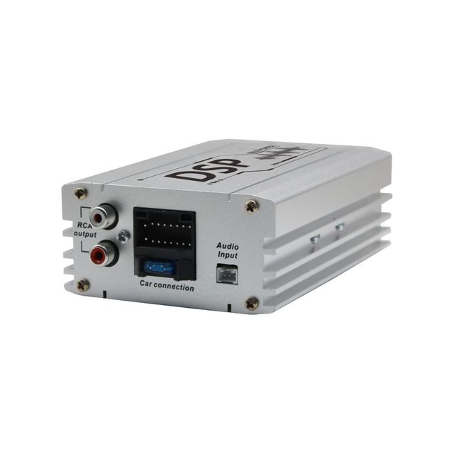 250W Full Range High Power Class DSP Car Amplifier 4 Channel Build-in DSP Aluminium Material 12-24V Phone APP Control 6 Months