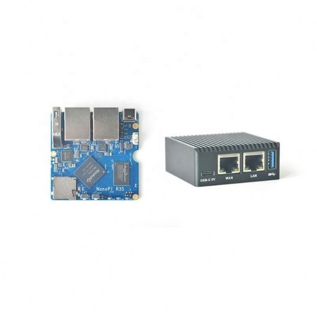 NanoPi R3S Development Board 32GB Metal Shell Rockchip Micro RK3566 Dual Gigabit