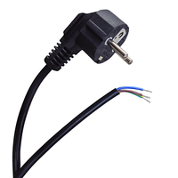 Ensemble de câblage robuste avec interface CEE 7/7, 16A 250V, avec câble en caoutchouc haute flexibilité et extrémités étamées pour outils de construction OEM