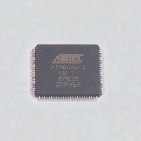 Microcontrôleur ATMEGA640-16AU AVR 8 bits 16 MHz 64 Ko Flash TQFP-100 86 E/S de qualité industrielle, puce IC MCU originale