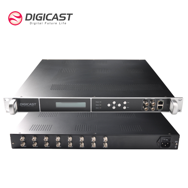 Digital TV Headend Hotel  Solution for IPTV System Tuner to IP Converter Revceiver