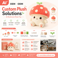 Partenaire d'innovation en intelligence artificielle pour les jouets |   Jouets émotionnels intelligents avec algorithme IA, rembourrage en coton PP, matériau en peluche douce
