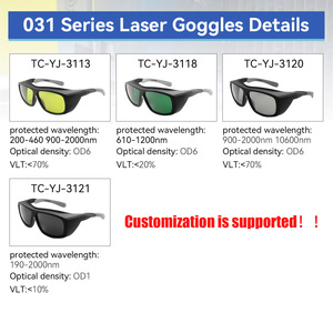 LASER SAFETY <strong>GLASSES</strong> 700-1100nm 355nm 445nm 532nm Laser <strong>Saftey</strong> <strong>Glasses</strong> Laser Marking 850nm 980nm 1064nm Laser Protective Lenses - Product Image 5