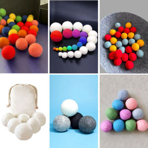Boules de séchage en <span class=keywords><strong>laine</strong></span> naturelle personnalisées avec logo, 100 % <span class=keywords><strong>laine</strong></span> de Nouvelle-Zélande, pour le linge, OEM ODM, adoucissant textile - Product Image 5