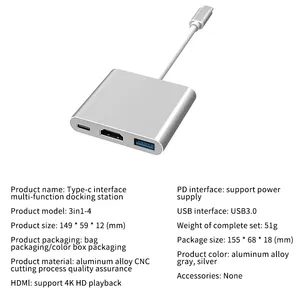 HUB porta USB multiporta Docking Station di ricarica ad alta velocità a 4 porte adattatore HUB USB 2.0