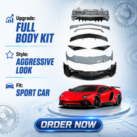 Kit carrosserie en fibre de carbone sèche SV pour Lamborghini Aventador LP700 LP720 LP750 (2011+), amélioration pour pare-chocs et modifications automobiles