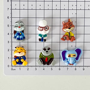 Amuletos de Resina de Zootopia, Perezoso, <span class=keywords><strong>Zorro</strong></span>, Conejo, Tigre, Animales de Dibujos Animados, Decoración DIY - Product Image 2
