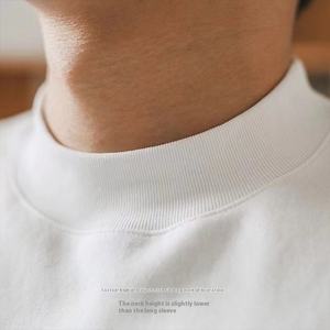 Heavy Cotton <strong>T</strong>-<strong>Shirt</strong> 400g Thick Impermeable Short Sleeve Solid Small <strong>Nose</strong> Loose Fit Plus Size Base Top for Men Women 100% Cotton - Product Image 3