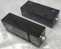 Cylindre hydraulique carré mini à double action haute poussée 50/25MPa, compact et fin, pour ligne de production d'outillage mécanique