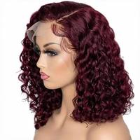 Perruques bouclées Bob Fashion les plus vendues, avec dentelle frontale HD, volumineuses, naturelles et douces, de style brésilien et vietnamien, pour femmes noires, vente en gros