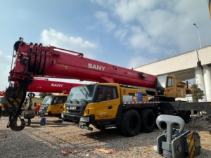 Used Sany STC800 80 ton Truck <b>Crane</b> Second Hand Sany STC750 STC800 STC1000 Mobile <b>Crane</b> with 5 Section Booms - Product Image 2
