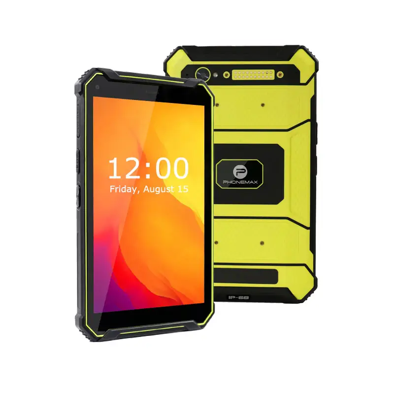 Phonemax 8 Inch Máy Tính Bảng Di Động Máy Quét Mã Vạch Ip68 Android 10 Không Thấm Nước 6 + 128 Rugged Máy Tính Bảng Máy Quét 4G LTE